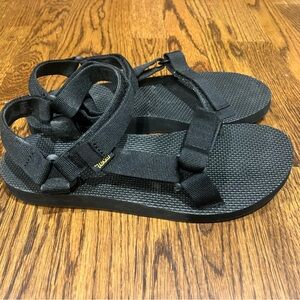 Teva Black Universal Strappy Sandals
